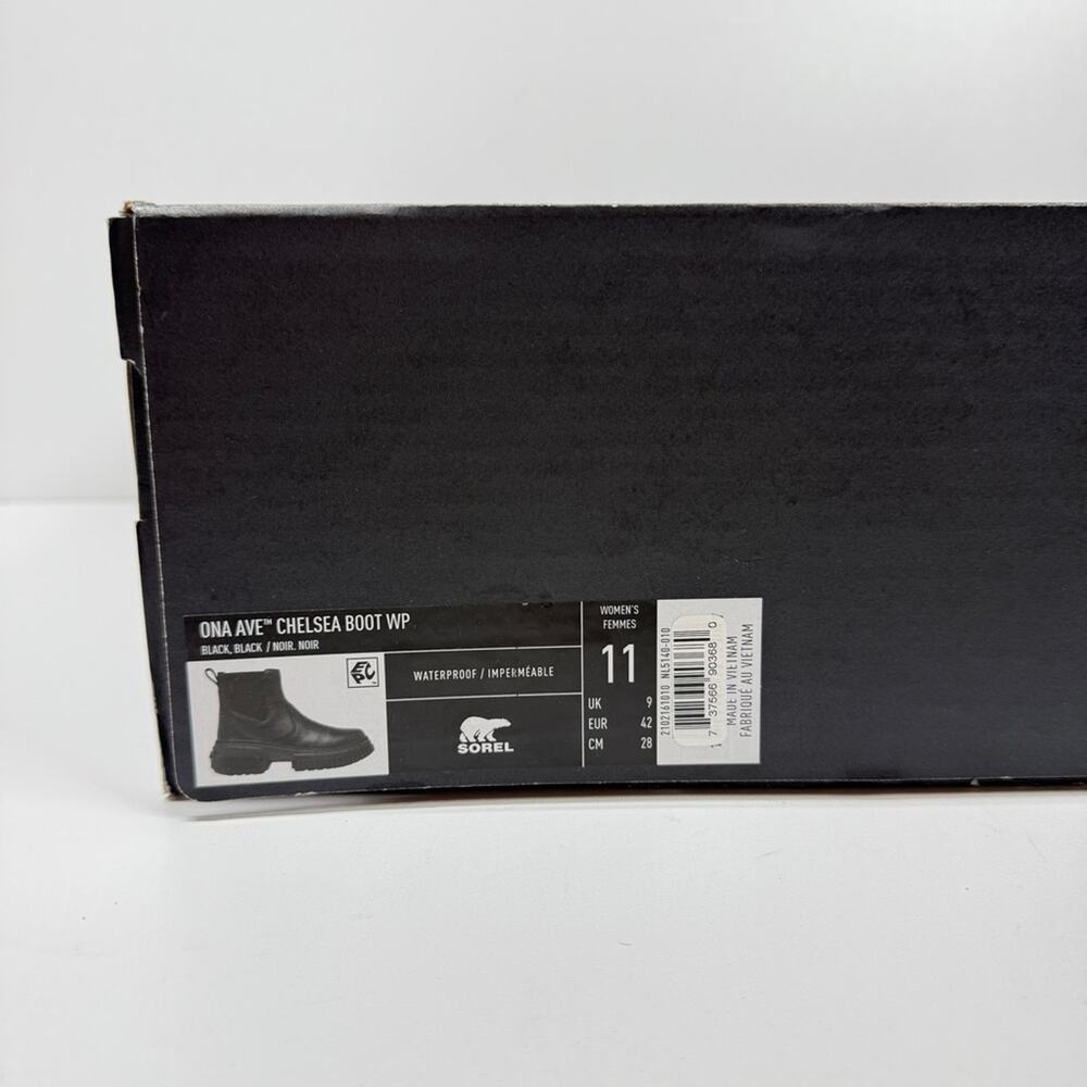 NIB • ONA AVE™ Women's Waterproof Chelsea Boot in Black Size: 11 - Picture 8 of 8